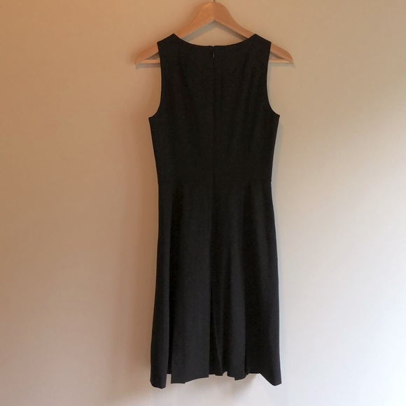 J. Crew 2 Tall black wool cashmere sleeveless black dress size 2T - Picture 4 of 7